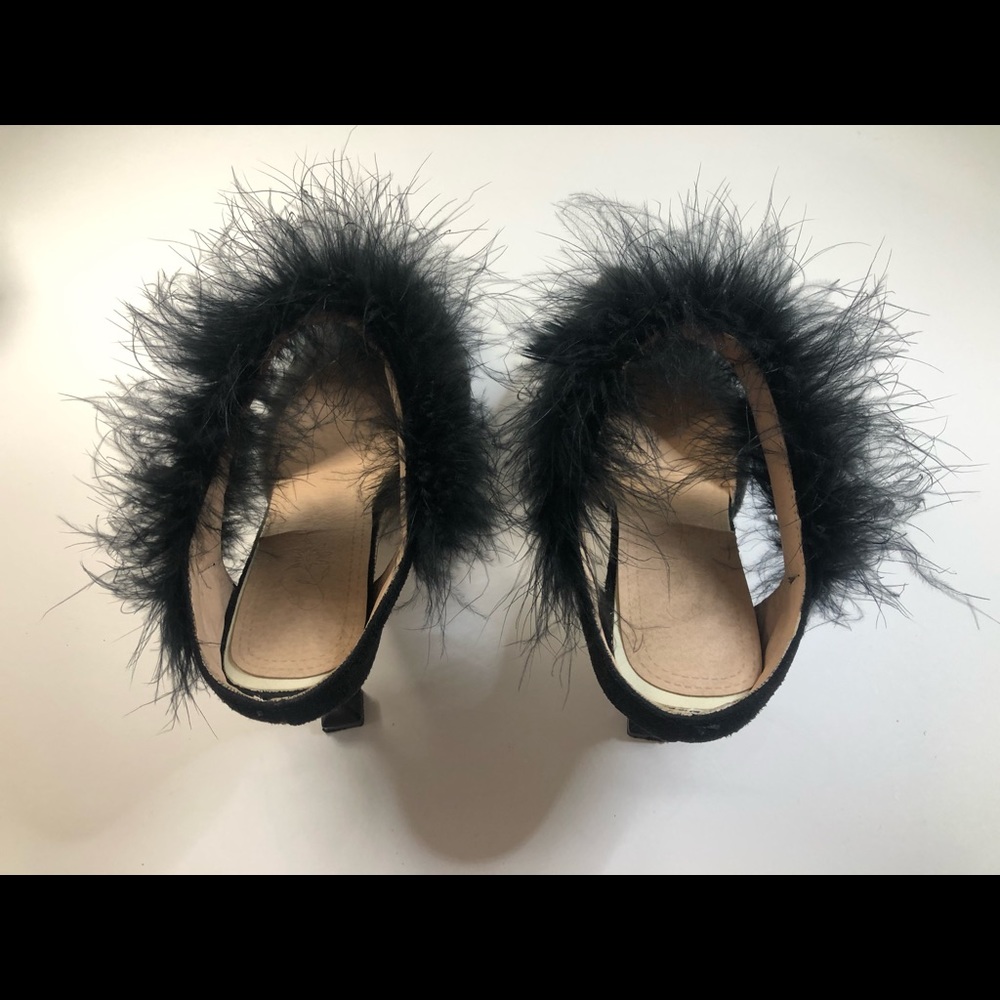 Special Occassion Luxury Black Heels (size 9) - Picture 4 of 4
